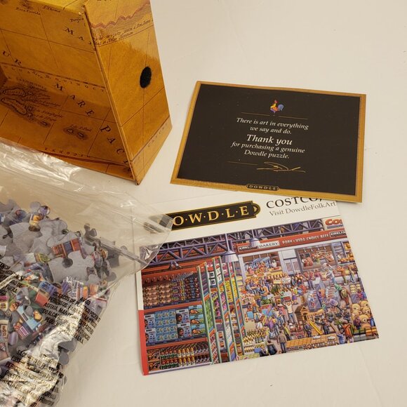 Puzzle 500pc 19x26 Dowdle Costco Wholesale Shopping Store Jigsaw Pre-owned - Picture 14 of 16
